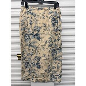 Talbots Petites Floral Print Skirt - Size 12